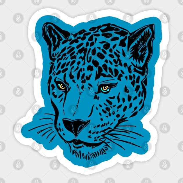 Jacksonville Jaguars Sticker by Bosko Art Designs